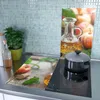 Spritzschutz Herdabdeckplatte Schneidebrett aus Glas Produktbild-Vorschau 3