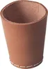 Leder-Würfelbecher nat. 8,5cm Produktbild-Vorschau 1