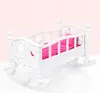 Kinderplay Puppenwiege 2-in-1 mit Bettwäsche – Schaukelbett Produktbild-Vorschau 9