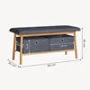 Panca porta scarpe "Vad" con vano contenitore 90 x 30 x 45 Anteprima dell’immagine prodotto 4
