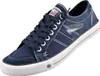 A single navy blue Dockers sneaker is shown against a white background. Voir les images du produit