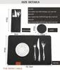 Herzberg HG-04203: Set tovaglietta da tavolo da pranzo in Anteprima dell’immagine prodotto 10