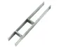 H-Anker verstellbar 600x60x5 mm für Pfosten von 90-140 mm Produktbild-Vorschau 1
