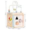 Dřevěné vzdělávací kostky Ecotoys Náhled obrázku produktu 10