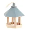 Outdoor Holz Vogelhaus geformt Feeder Lebensmittelbehälter Produktbild-Vorschau 1