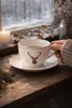 Clayre & Eef Tasse mit Untertasse 200 ml Beige Porzellan Produktbild-Vorschau 8