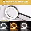 Lupe mit Licht, 30-fache Handlupe, 18 LEDs, für Senioren, Produktbild-Vorschau 4