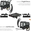 Remorque vélo pour chien WoofRider multifonction, Pliable, Voir les images du produit 3