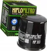 A Hiflofiltro HF 303 oil filter and its packaging are shown. Náhľad obrázku produktu