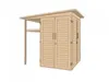 Gartenschrank weka Garten Q 200x200x217 cm anthrazit-weiß Produktbild-Vorschau 4