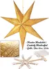 BRUBAKER 60 cm papírová vánoční hvězda na zavěšení - LED Náhled obrázku produktu 3