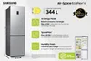 Samsung Kühl-Gefrierkombination EcoFlex AI, 1,85 m, 344 l, Produktbild-Vorschau 3