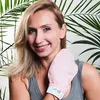 Rękawica jedwabna do peelingu ciała YEYE Ecru Podgląd zdjęcia produktu 8