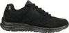 A side view of a black Skechers athletic shoe against a white background. Produktbild-Vorschau