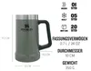 Stanley Adventure Vacuum Beer Stein avec anse garde la Voir les images du produit 10