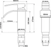 2x Wasserhahn Bad wasserfall Badarmatur Messing Produktbild-Vorschau 6
