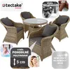 TecTake 401765, Hnědá, 4 sedadlo/sedadel, Dospělí a děti, Náhled obrázku produktu 4