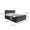 ALTDECOR Boxspringbett mit Fußteil, H3 Matratze und Topper Produktbild-Vorschau 6