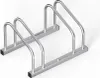 Stojan na 2 bicykle BIKE, 50x32x27cm, strieborná Náhľad obrázku produktu 1