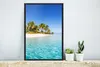 MuchoWow® MuchoWow® Gerahmtes Poster Meer - Insel - Palme Produktbild-Vorschau 5