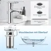 Homelody Wasserhahn Bad Chrom+Universal Ablaufgarnitur Produktbild-Vorschau 12