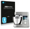 A product shot featuring a kitchen appliance and its packaging, with a screen protector shown on the appliance's display. Produktbild-Vorschau