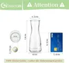 Glasseam Kleine Vasen für Tischdeko, Deko Vase Glas Klar Produktbild-Vorschau 2