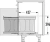 Hailo 3635001 - AS Solo - 20L - Dunkelgrau Abfallsammler Produktbild-Vorschau 7