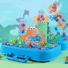 Dinosaurier Konstruktionsspielzeug 228 Teile, Montessori Produktbild-Vorschau 11