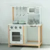 Mamabrum Kinderküche aus Holz mit Mikrowelle, Backofen & Produktbild-Vorschau 4