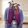Pigiama Onesie Kigurumi Costume Travestimento Asino L : 165 Anteprima dell’immagine prodotto 3