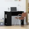 vidaXL Psací stůl černý 100x55x75 cm odvozený výrobek ze Náhled obrázku produktu 2