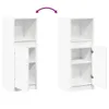 LED-Sideboard Weiß 38x34x100 cm Holzwerkstoff Produktbild-Vorschau 9