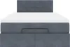 vidaXL Ottoman-lit avec matelas & LED gris foncé 120x200 cm Voir les images du produit 6