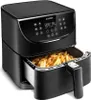 A black COSORI air fryer with a drawer full of french fries pulled out. Produktbild-Vorschau