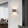 ZMH LED Wandleuchte Aussen 4ER 5W Grau Wandlampe Warmweiß Produktbild-Vorschau 8