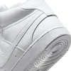 A close-up view of the heel and sole of a white Nike Court Vision Mid NN sneaker. Náhľad obrázku produktu
