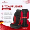 CarComfort Sitzaufleger Novara rot, 13446 Produktbild-Vorschau 6