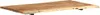vidaXL Tischplatte Massivholz Akazie 100x(50-60)x2,5 cm Produktbild-Vorschau 9