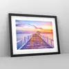 Gerahmtes Poster - Schwarzer Rahmen - Sonnenuntergang Produktbild-Vorschau 8