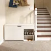 Clinvia Schuhbank mit Stauraum, Flurbank Weiß, 100x30x52cm, Produktbild-Vorschau 16