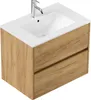 Badmöbel Limes & Waschtisch 80cm 2 Greifraum SoftClose Produktbild-Vorschau 9
