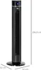 HOMCOM 2-in-1 Turnmventilator Standventilator Ventilator Produktbild-Vorschau 3