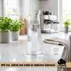 BigDean 2 Stk. Wasserkaraffe aus robustem, geriffeltem Glas Produktbild-Vorschau 6