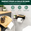 Porte-papier toilette Eluno VARAZ à 2 étagères, Voir les images du produit 3
