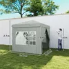 Outsunny Pavillon 2,5x2,5m wasserabweisend Stabil Produktbild-Vorschau 3
