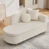 MODFU Chaiselongue Freizeitsofa Einzelsitz mit Lendenkissen Produktbild-Vorschau 3