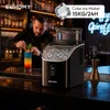 EUHOMY Eiswürfelmaschine IM005-CBL, schwarz 16 Eiswürfel in Produktbild-Vorschau 2
