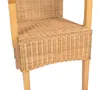 MiaMöbel Armlehnstuhl Rattan 51x98x57 cm Modern Massivholz Produktbild-Vorschau 6