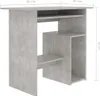 Scrivania grigio cemento 80x45x74 cm materiale a base di Anteprima dell’immagine prodotto 8